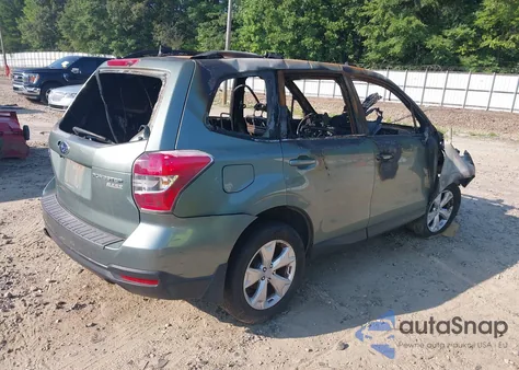 2016 Subaru Forester 2.5I z USA, uszkodzony, nr VIN JF2SJABC1GH543082